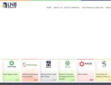 Tablet Screenshot of lnbgroup.com